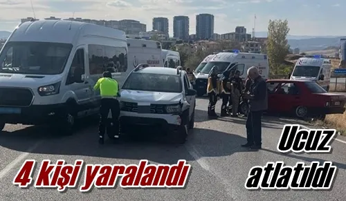 4 kişi yaralandı