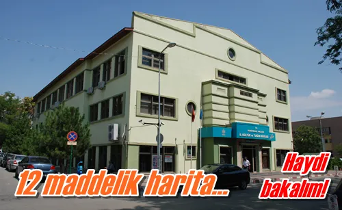 12 maddelik harita