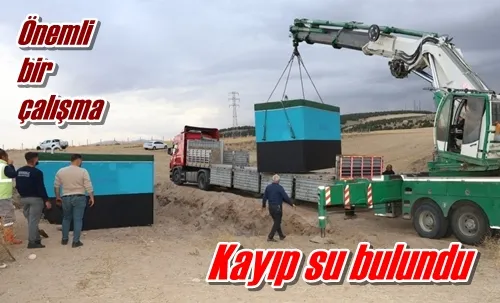 Kayıp su bulundu