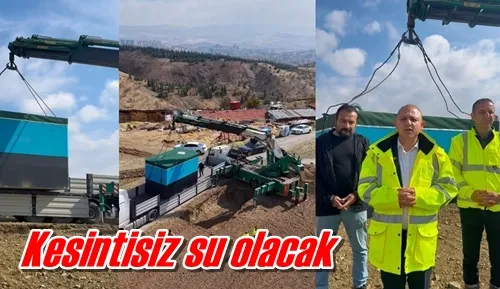 Kesintisiz su olacak