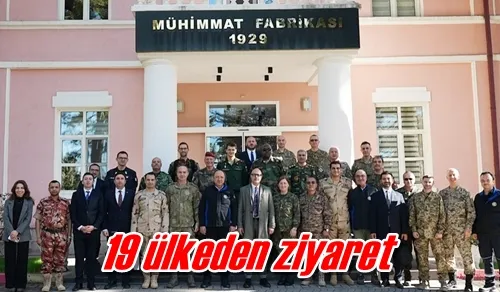 19 ülkeden ziyaret