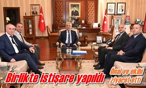 Birlikte istişare yapıldı