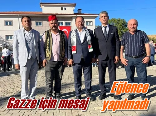 Gazze için mesaj