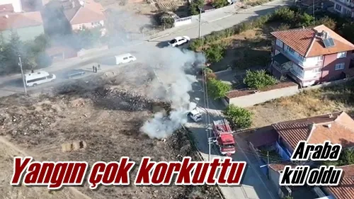 Yangın çok korkuttu