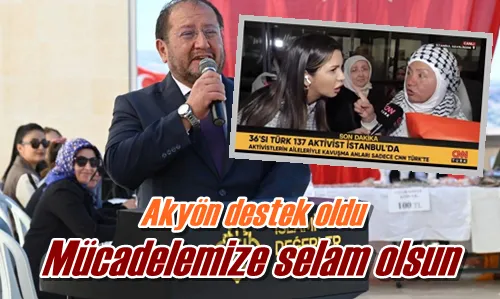 Mücadelemize selam olsun