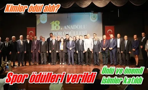 Spor ödülleri verildi