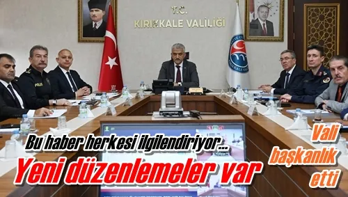 Yeni düzenlemeler var