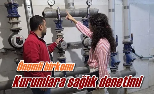 Kurumlara sağlık denetimi