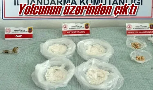 Yolcunun üzerinden çıktı