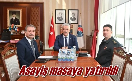 Asayiş masaya yatırıldı
