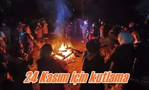 24 Kasım için kutlama