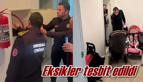 Eksikler tesbit edildi