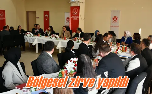 Bölgesel zirve yapıldı