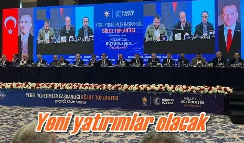 Yeni yatırımlar olacak