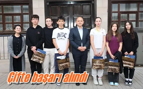 Çifte başarı alındı