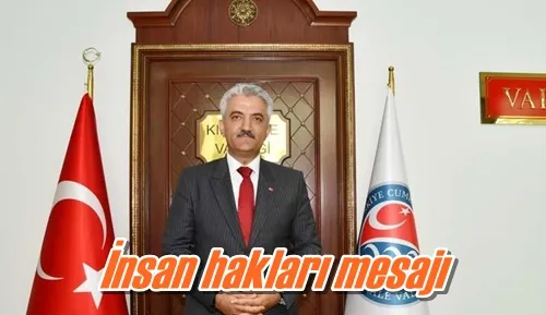 İnsan hakları mesajı