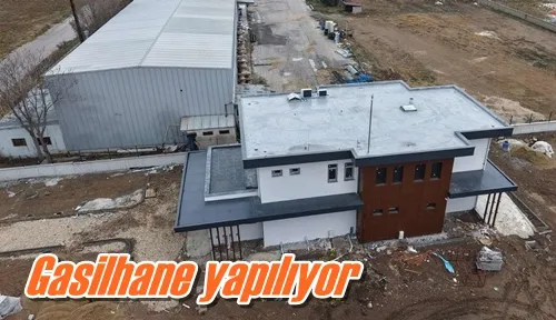 Gasilhane yapılıyor