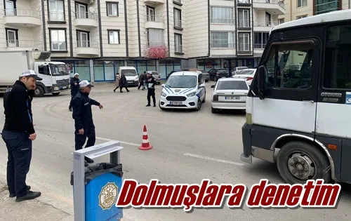 Dolmuşlara denetim