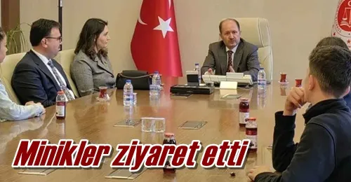 Minikler ziyaret etti