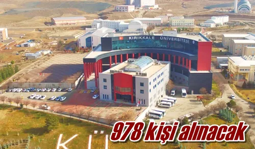 978 kişi alınacak