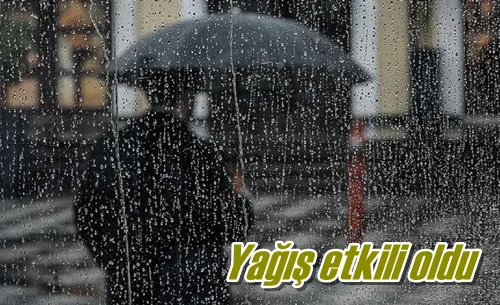 Yağış etkili oldu