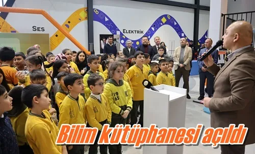 Bilim kütüphanesi açıldı