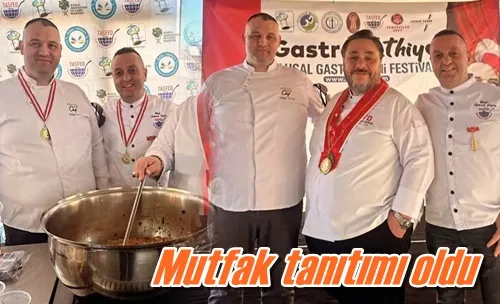 Mutfak tanıtımı oldu