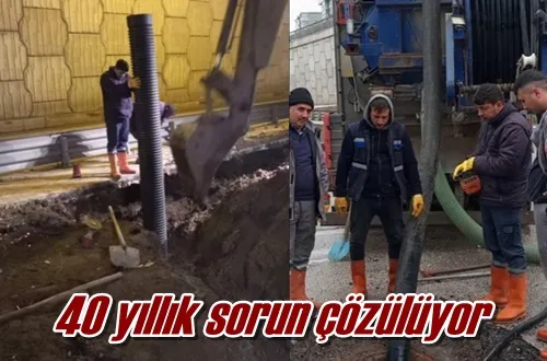 40 yıllık sorun çözülüyor