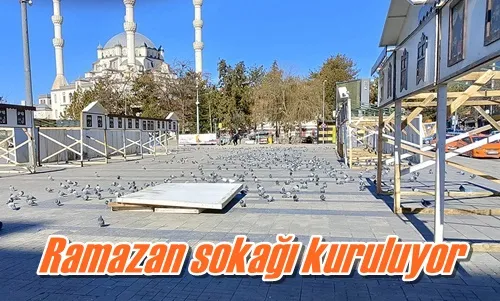 Ramazan sokağı kuruluyor