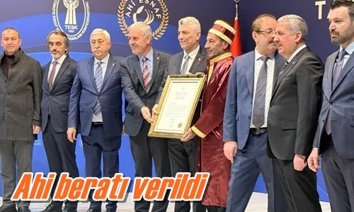 Ahi beratı verildi