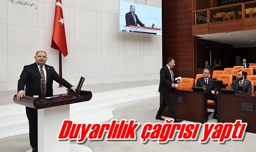 Duyarlılık çağrısı yaptı