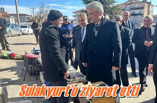 Sulakyurt’u ziyaret etti