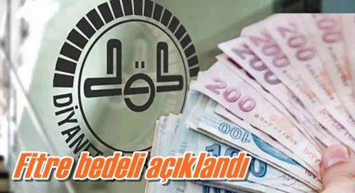 Fitre bedeli açıklandı