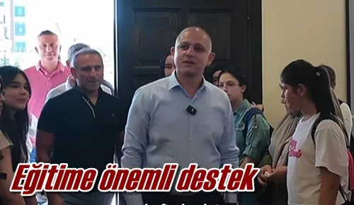 Eğitime önemli destek