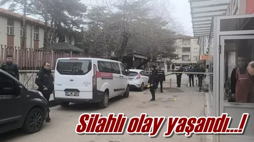 Silahlı olay yaşandı
