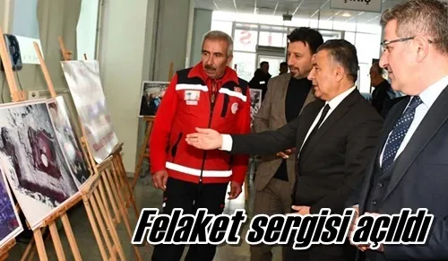 Felaket sergisi açıldı