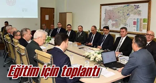 Eğitim için toplantı
