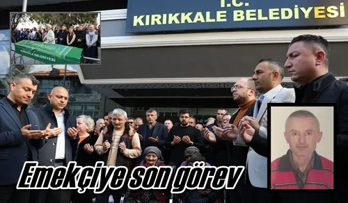 Emekçiye son görev