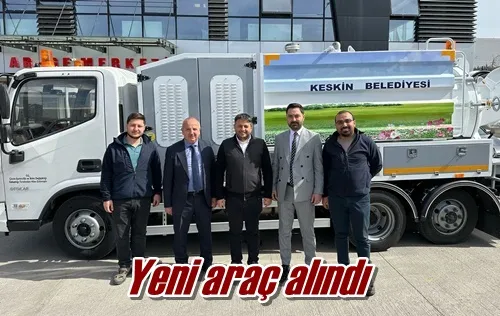 Yeni araç alındı