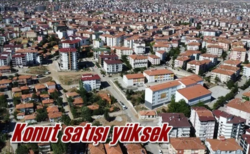 Konut satışı yüksek