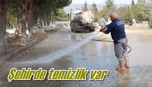 Şehirde temizlik var