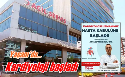 Kardiyoloji başladı