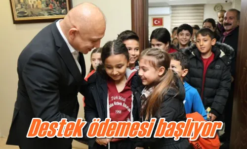 Destek ödemesi başlıyor
