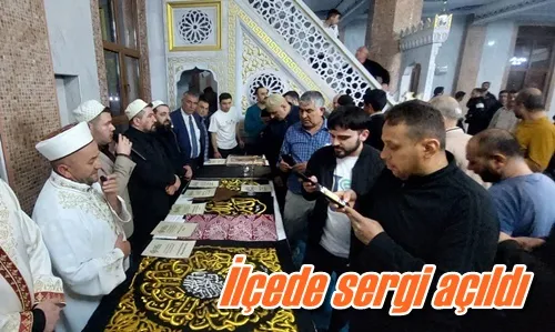 İlçede sergi açıldı