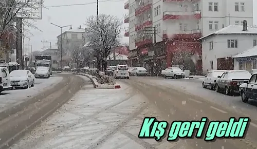 Kış geri geldi