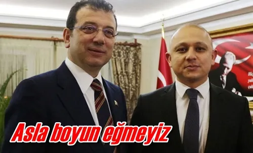 Asla boyun eğmeyiz