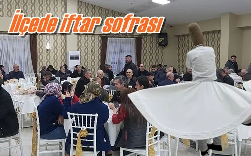 İlçede iftar sofrası