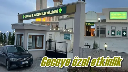 Geceye özel etkinlik
