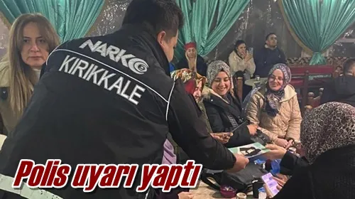 Polis uyarı yaptı