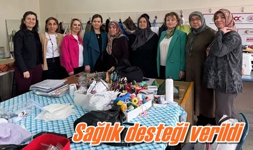 Sağlık desteği verildi